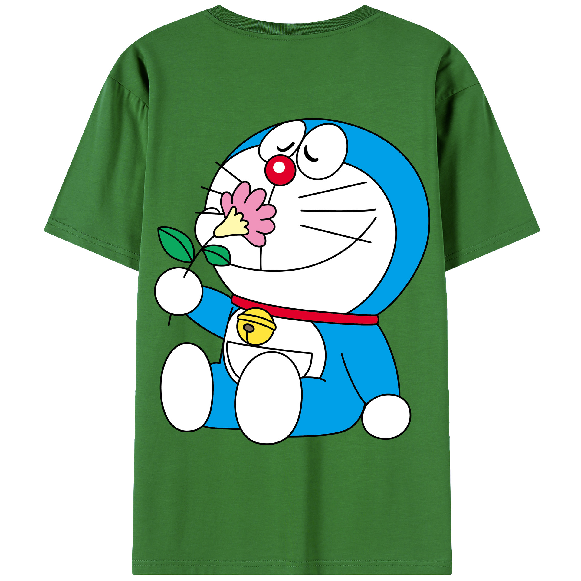 （画像用） ドラえもん Doraemon レディース半袖Tシャツ(バックプリント)